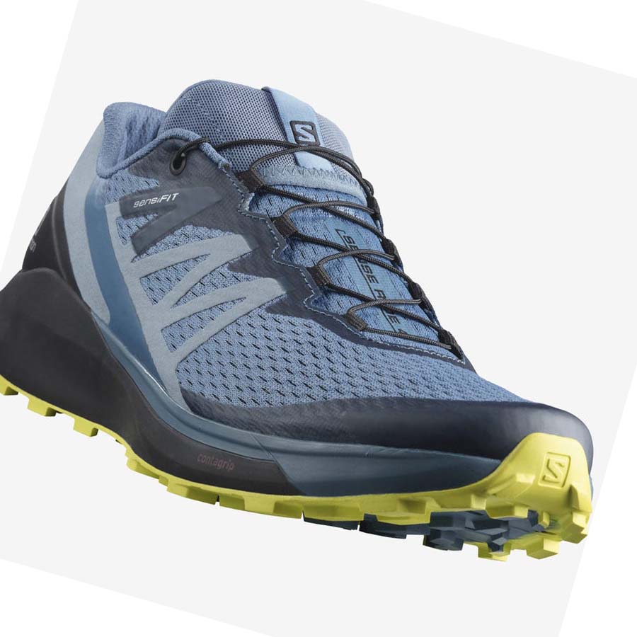 Tenis Para Trail Running Salomon SENSE RIDE 4 Hombre Grises | MX 3493ILH